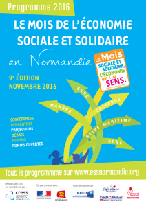 LEMOIS DE L`ÉCONOMIE SOCIALE ET SOLIDAIRE