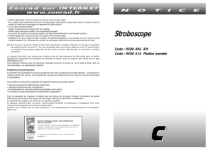 Stroboscope - produktinfo.conrad