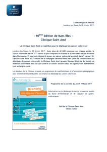 10ème édition de Mars Bleu - Clinique Saint-Amé