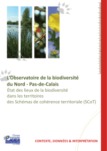 SCoT - Observatoire régional de la biodiversité