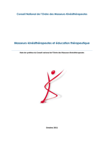 Rapport CNOMK Education Thérapeutique -octobre