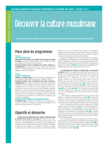 Découvrir la culture musulmane