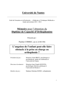 Université de Nantes Mémoire pour l`obtention du Diplôme de