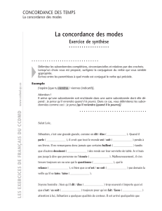 Exercice de synthèse