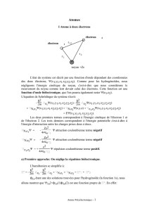 Atomes 4πε0 4πε0 4πε0