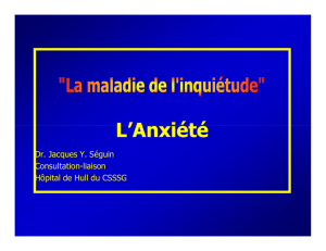 L`Anxiété L`Anxiété