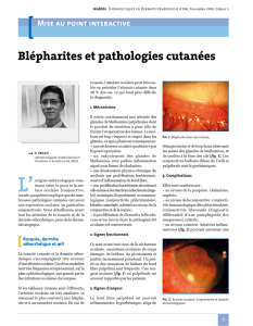 Blépharites et pathologies cutanées
