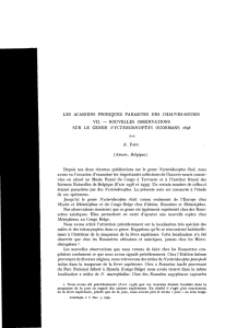 nouvelles observations sur le genre nycteridocoptes oudemans 1898