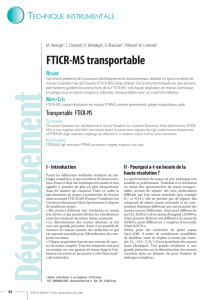 FTICR-MS transportable