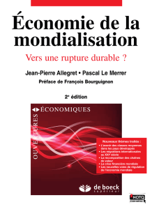 Économie de la mondialisation