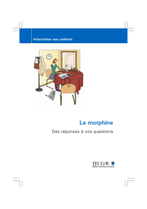 La morphine : des réponses à vos questions