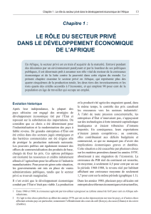 le rôle du secteur privé dans le développement économique de l