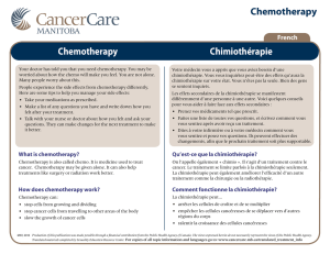 Chemotherapy Chemotherapy Chimiothérapie