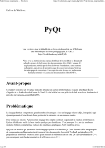 PyQt/Version imprimable — Wikilivres