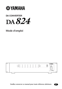 DA824 Owner`s Manual