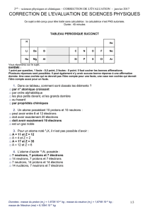 evaluation de sciences physiques