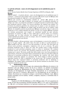 Le pétrole africain : source de développement ou de malédiction