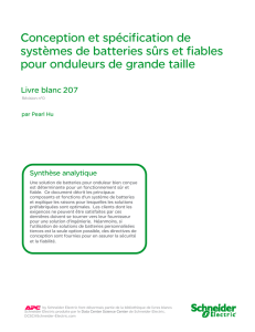 Design and Specification for Safe and Reliable Battery