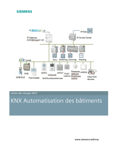 KNX Automatisation des bâtiments