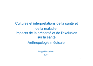 Approche anthropologique de la santé - Infectio