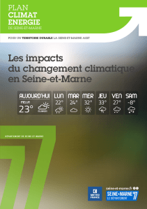 Les impacts du changement climatique en Seine - Seine-et