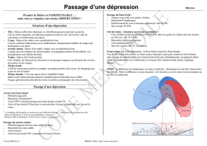Meteo - 3 Passage d`une depression - Memovoile