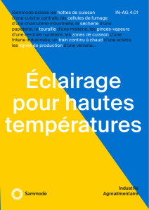 Éclairage pour hautes températures