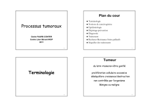 généralités processus tumoraux