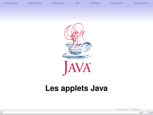 Les applets Java