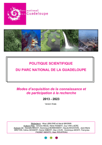 format PDF / 5 Mo - Parcs nationaux de France