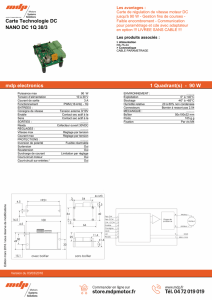 Carte Technologie DC NANO DC 1Q 30/3 mdp electronics 1