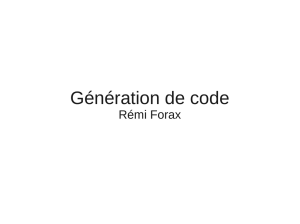Generation de code 3..