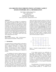 les groupes polychrones pour capturer l`aspect - LIRIS