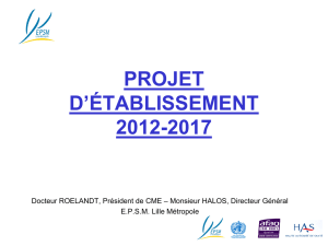 Liens Projet Médical et PRSM