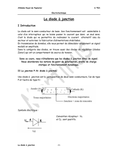 La diode à jonction