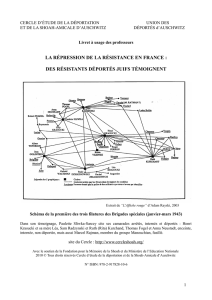 Livret PDF - Cercle d`étude de la Déportation et de la Shoah
