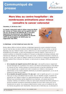 Communiqué de presse - Centre hospitalier Métropole Savoie