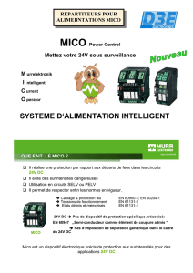 MICO - D3E Electronique