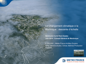 Le Changement climatique en Martinique P
