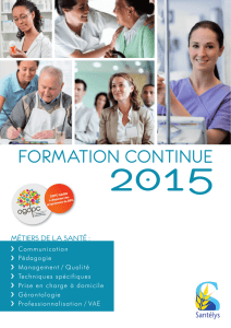 Catalogue formation continue 2015