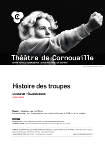 Histoire des troupes - Théâtre de Cornouaille