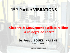 Cours Module: Vibrations