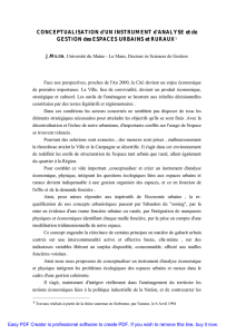 CONCEPTUALISATION d`UN INSTRUMENT d`ANALYSE et de