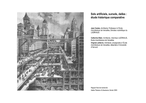 Sols artificiels, sursols, dalles : étude historique comparative