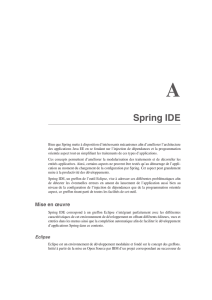 Annexe A, Spring IDE - Spring par la pratique