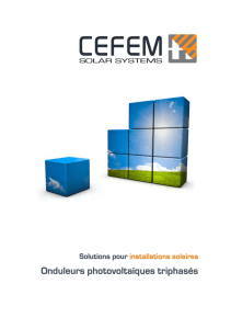 Onduleurs photovoltaïques triphasés