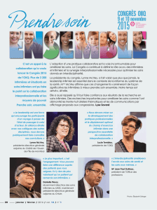 C`est un appel à la collaboration qu`a voulu lancer le Congrès 2015