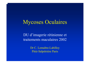 Mycoses Oculaires