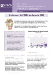 Statistiques de l`OCDE sur la santé 2015
