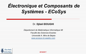 Électronique et Composants de Systèmes - ECoSys